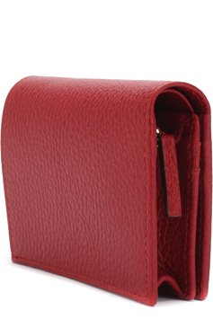 Женские кожаное портмоне логотипом бренда GUCCI красного цвета, арт. 456126/CA00G | Фото 2 (Материал: Натуральная кожа; Кросс-КТ: другое; Статус проверки: Проверена категория)