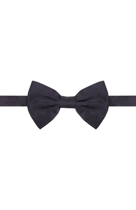 Мужской шелковый галстук-бабочка CORNELIANI темно-синего цвета, арт. 85U308-0120300/00 | Фото 1 (Материал: Шелк, Текстиль)