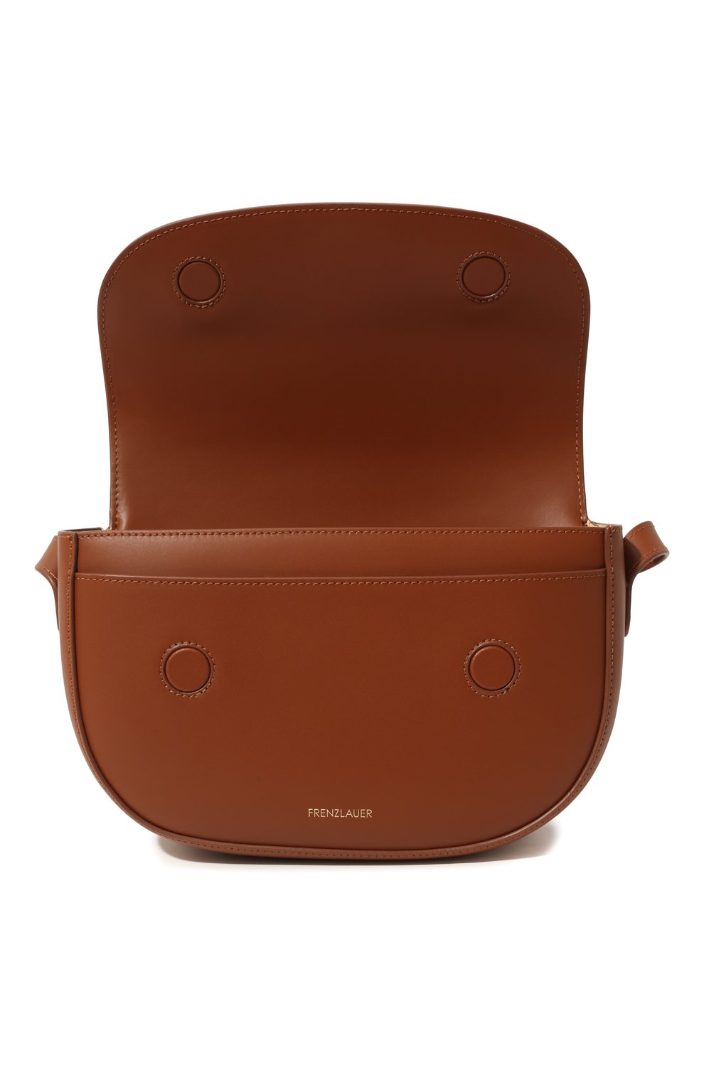 Женская сумка swing FRENZLAUER коричневого цвета, арт. SWING | Фото 6 (Сумки-технические: Сумки через плечо; Материал: Натуральная кожа; Ремень/цепочка: На ремешке; Размер: small)