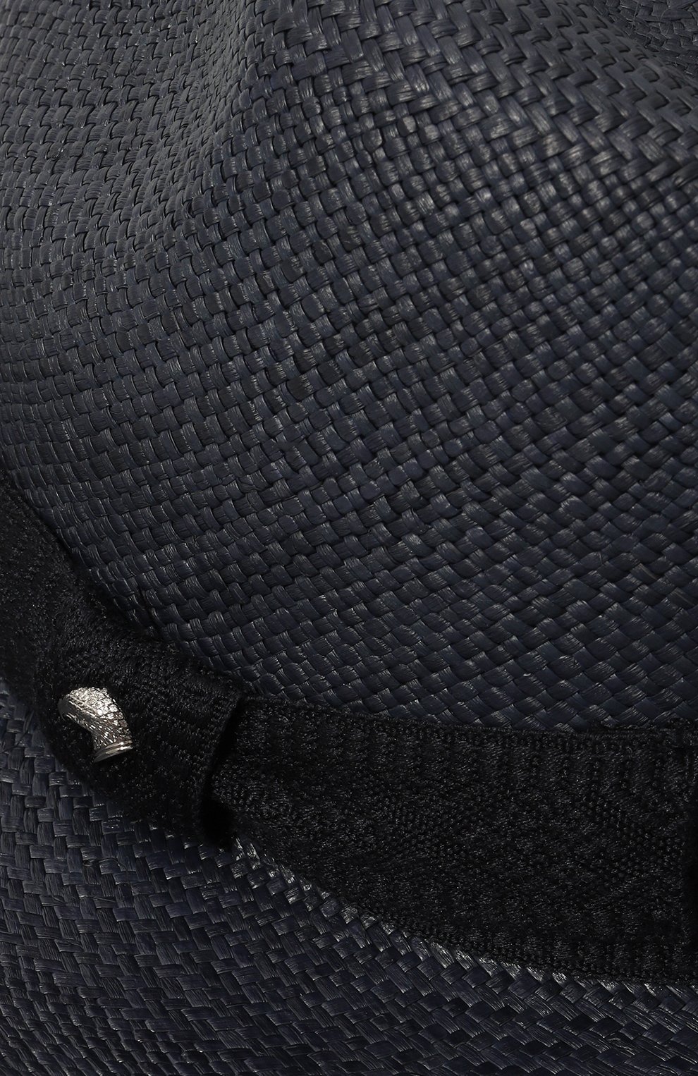Мужская шляпа STEFANO RICCI темно-синего цвета, арт. MCV2100020/GRASPN | Фото 4 (Материал: Текстиль, Растительное волокно)