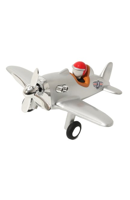 Детского игрушечный самолет BAGHERA серебряного цвета, арт. 485 | Фото 1