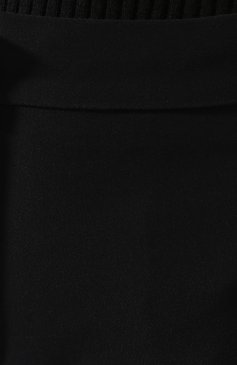 Женские брюки со стрелками ALEXANDER MCQUEEN черного цвета, арт. 536679/QME40 | Фото 5 (Женское Кросс-КТ: Брюки-одежда; Материал внешний: Синтетический материал, Вискоза; Силуэт Ж (брюки и джинсы): Прямые; Материал сплава: Проставлено; Ювелирные украшения: Назначено; Драгоценные камни: Проставлено; Длина (брюки, джинсы): Укороченные; Статус проверки: Проверена категория)
