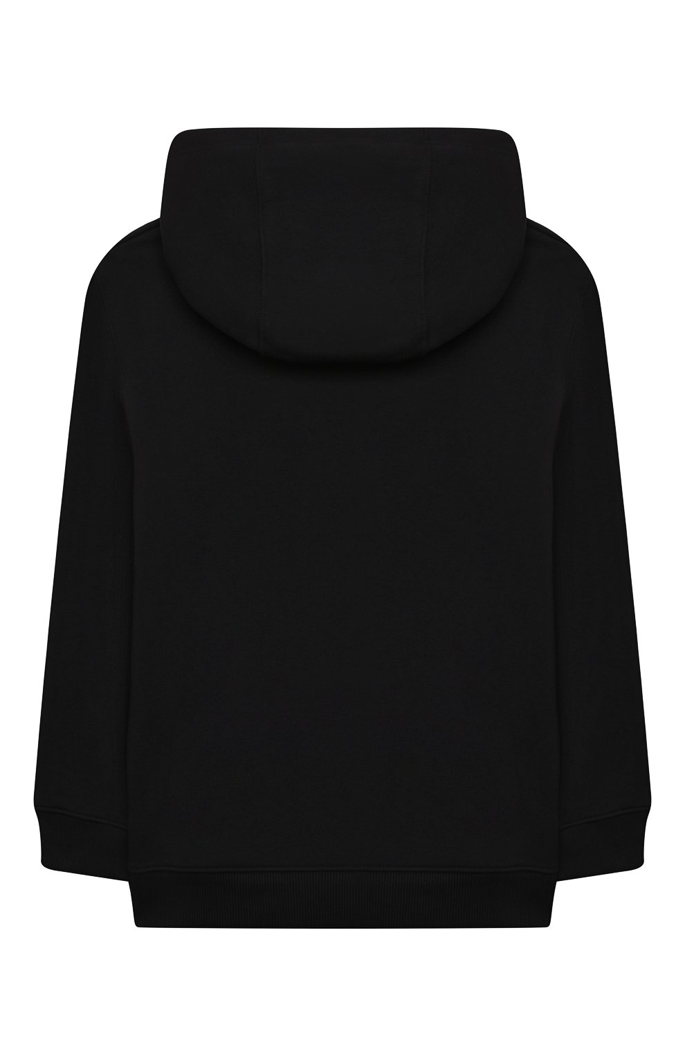 Детский хлопковое худи GIVENCHY черного цвета, арт. H25298 | Фото 2 (Рукава: Длинные; Мальчики Кросс-КТ: Толстовка-одежда, Худи-одежда; Материал сплава: Проставлено; Материал внешний: Хлопок; Драгоценные камни: Проставлено; Ростовка одежда: 10 - 11 лет | 140 - 146см, 12 лет | 152 см, 5 лет | 110 см, 6 лет | 116 см, 8 лет | 128 см)