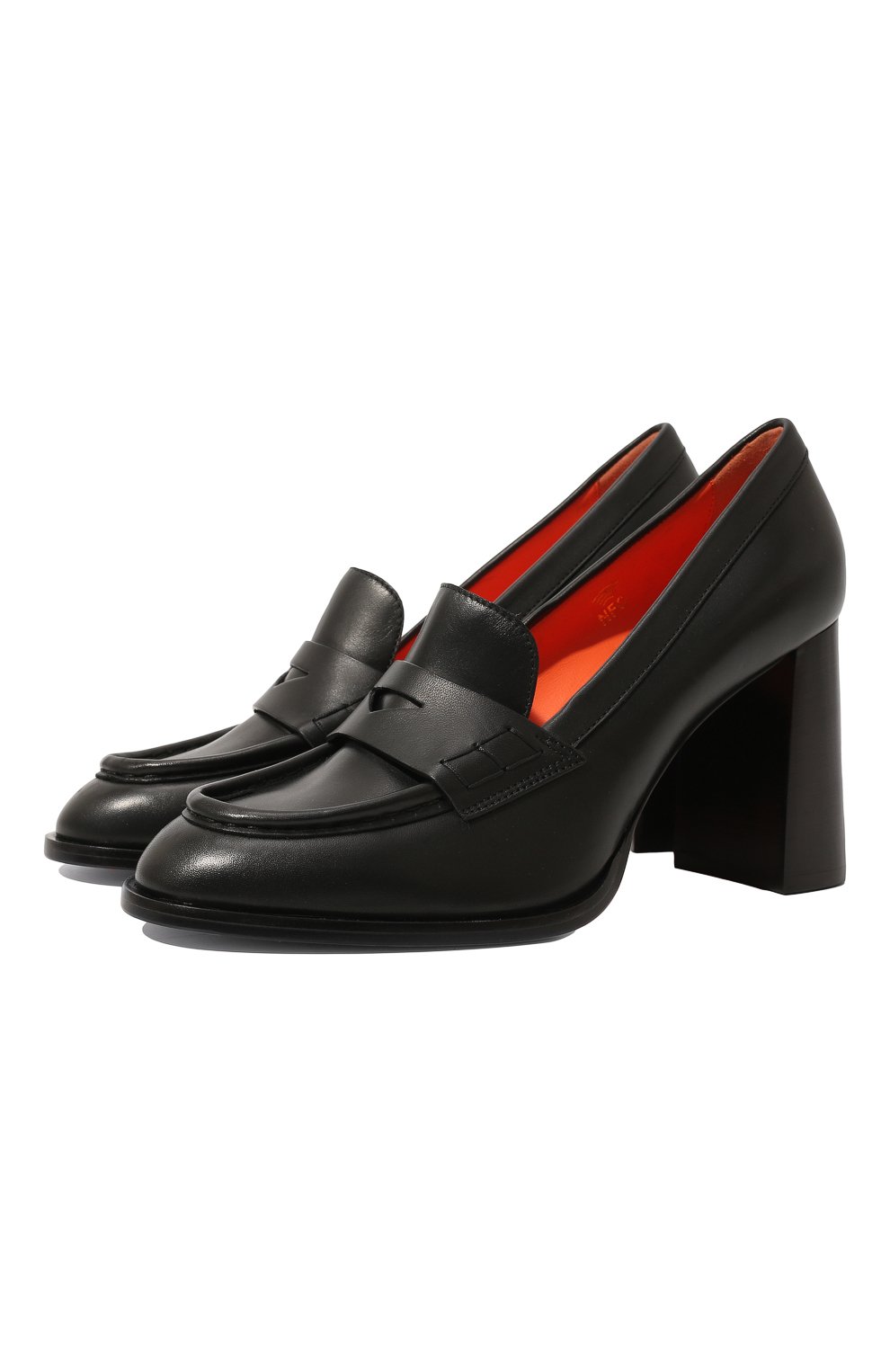 Кожаные туфли Santoni WDQQ59981HA3BLGAN01