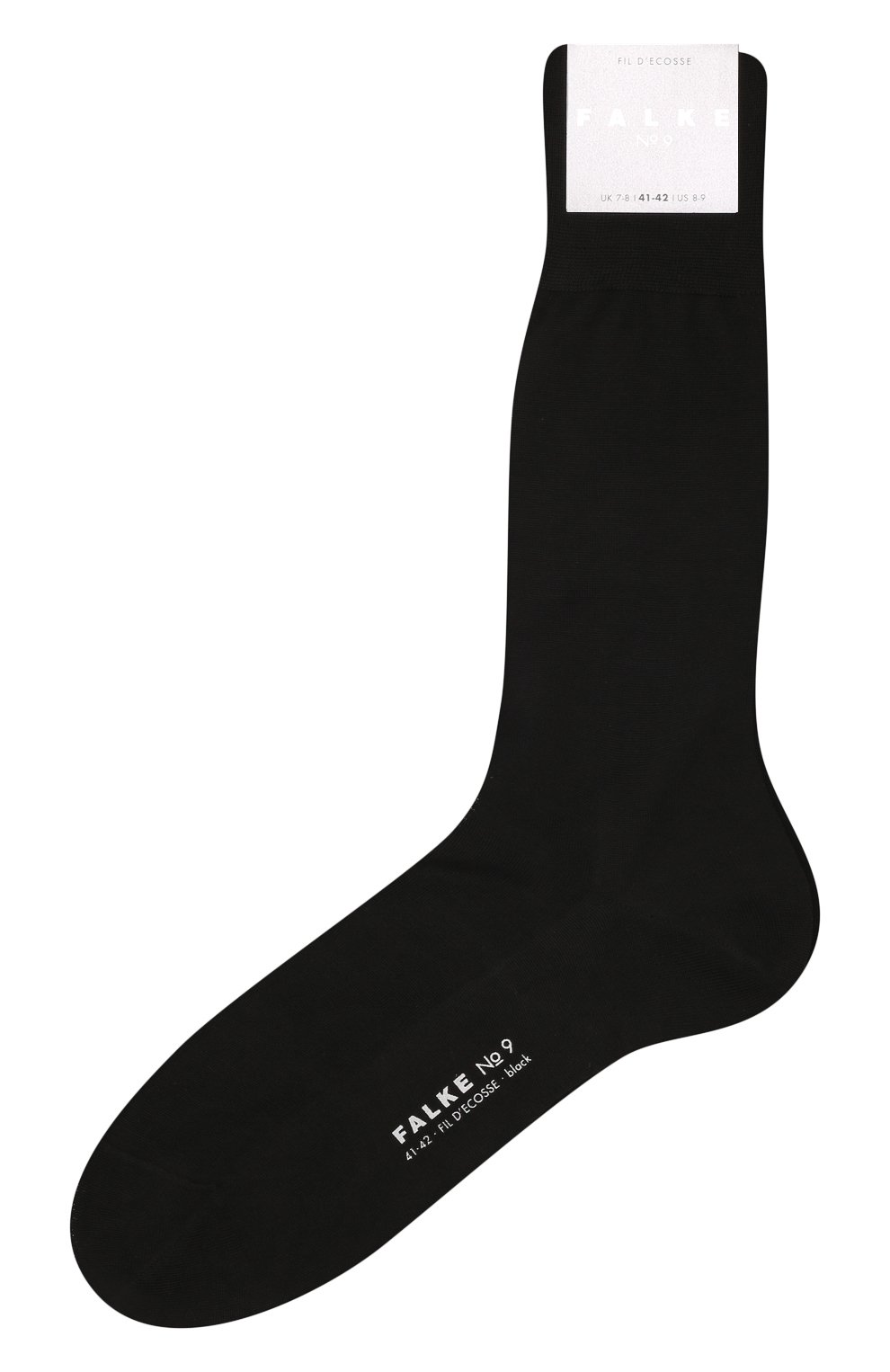 Мужские хлопковые носки FALKE черного цвета, арт. 14651. | Фото 1 (Кросс-КТ: бельё; Материал внешний: Хлопок)