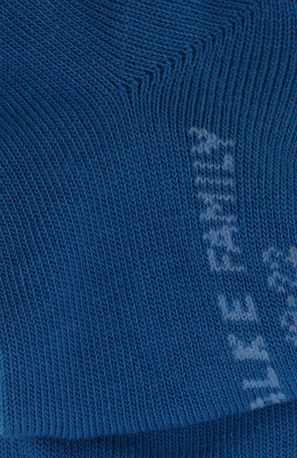 Детские укороченные носки FALKE синего цвета, арт. 10631 | Фото 2 (Материал: Хлопок, Текстиль; Статус проверки: Проверена категория, Проверено; Кросс-КТ: Носки, Школьные аксессуары)