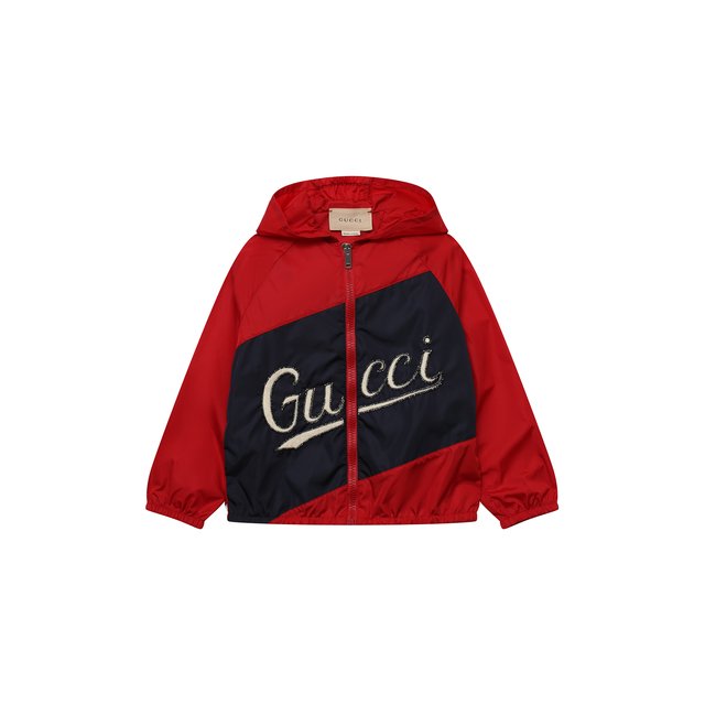 Ветровка для мальчика с капюшоном Gucci 638052/XWAMC