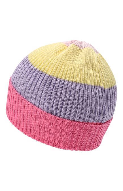 Детского хлопковая шапка CATYA разноцветного цвета, арт. 216152 | Фото 2 (Материал: Хлопок, Текстиль)