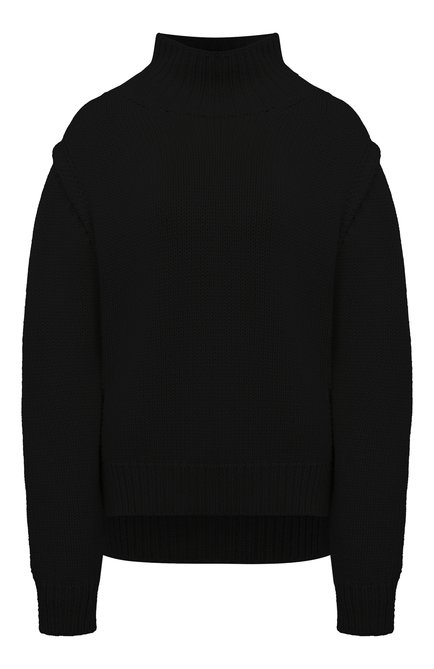 Женский кашемировый свитер JIL SANDER черного цвета по цене 274000 руб., арт. JSWR754301-WRY10048 | Фото 1