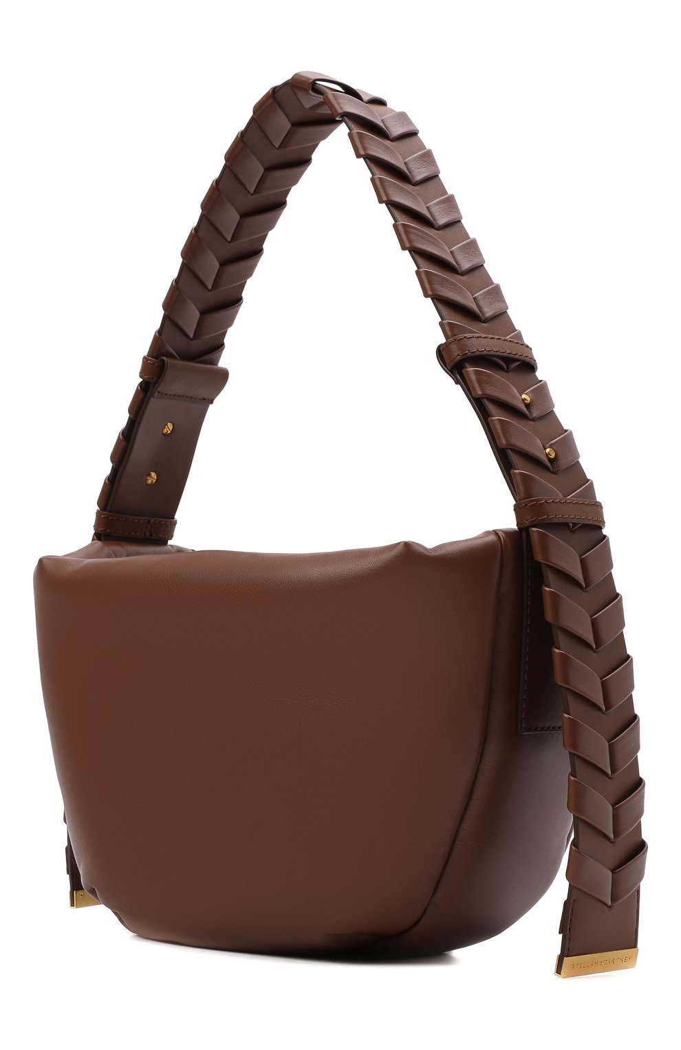 Женская сумка mackintosh small STELLA MCCARTNEY коричневого цвета, арт. 700271/W8872 | Фото 4 (Сумки-технические: Сумки top-handle; Материал: Текстиль, Экокожа; Размер: small)