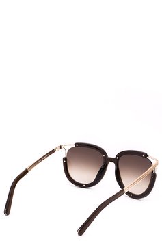 Женские солнцезащитные очки CHLOÉ коричневого цвета, арт. 688S-303 | Фото 3 (Тип очков: С/з)