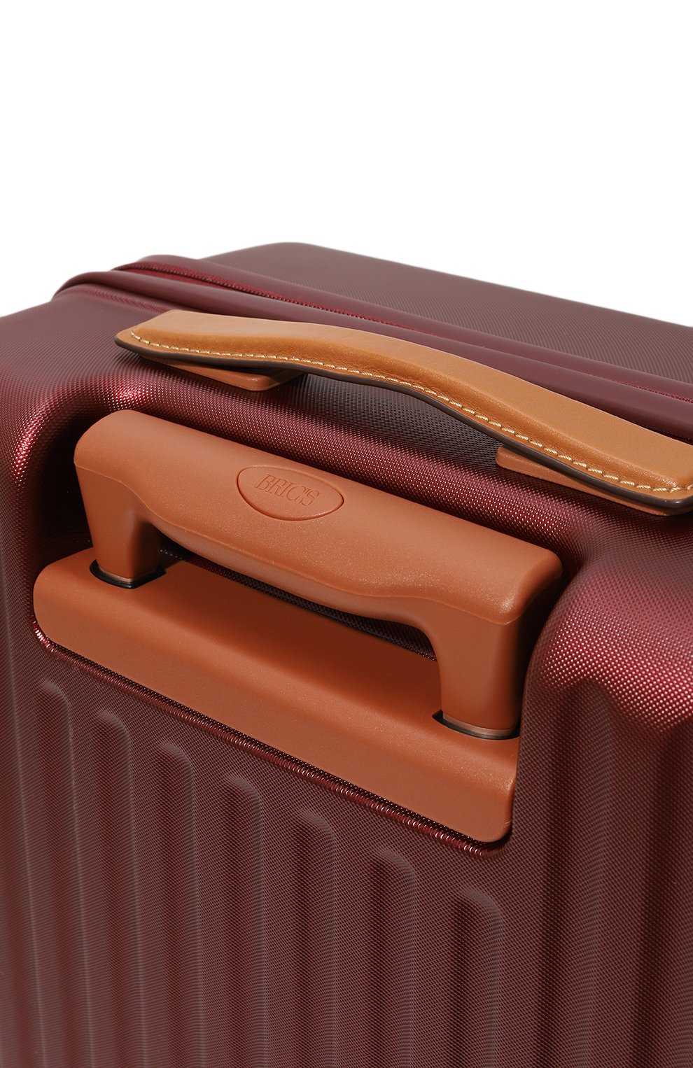 Женский дорожный чемодан capri trolley BRIC`S бордового цвета, арт. BRK28027.020 | Фото 2 (Материал: Экокожа; Размер: large)