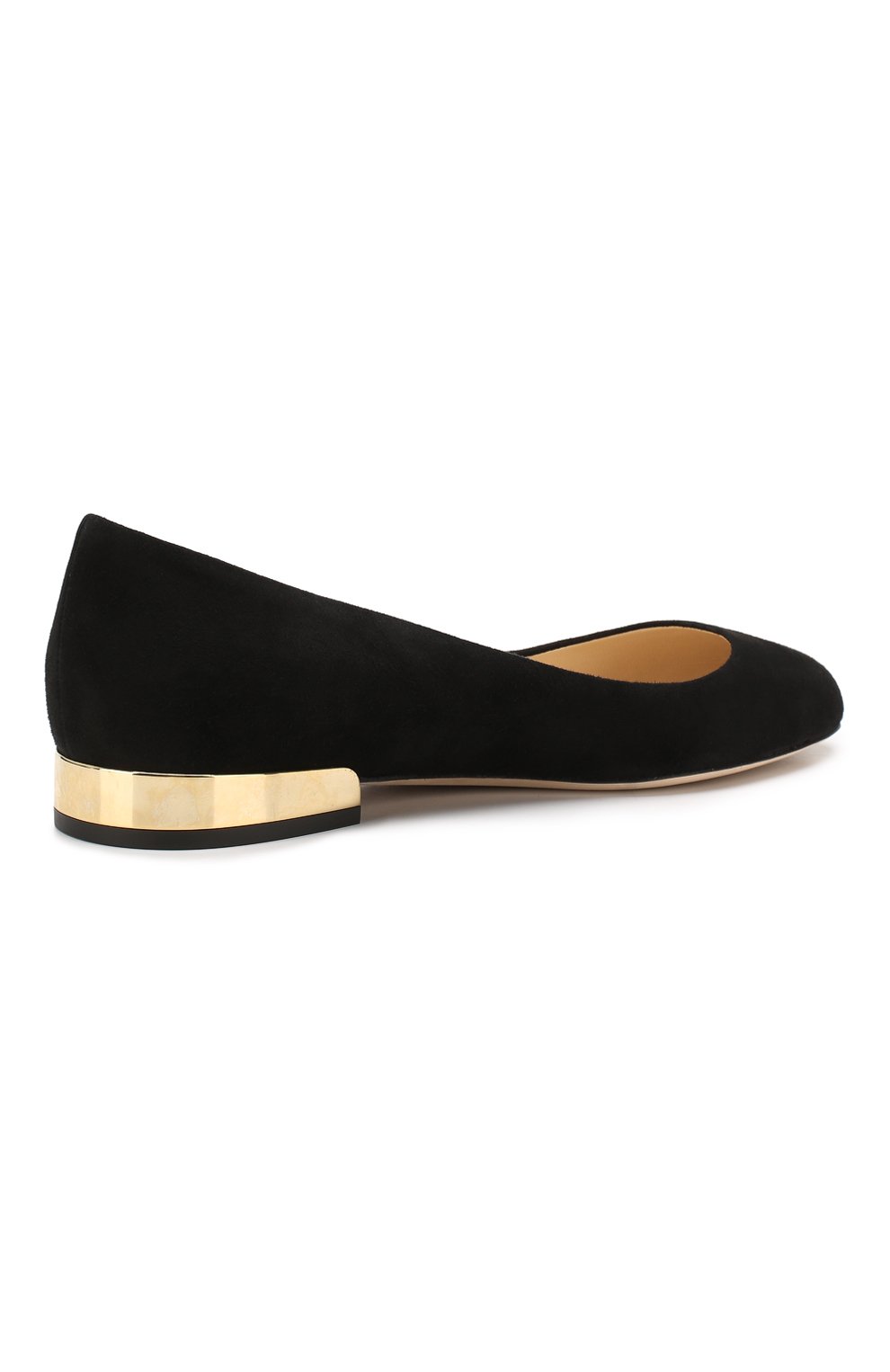 Женские черные замшевые балетки jessie JIMMY CHOO купить в интернет ...