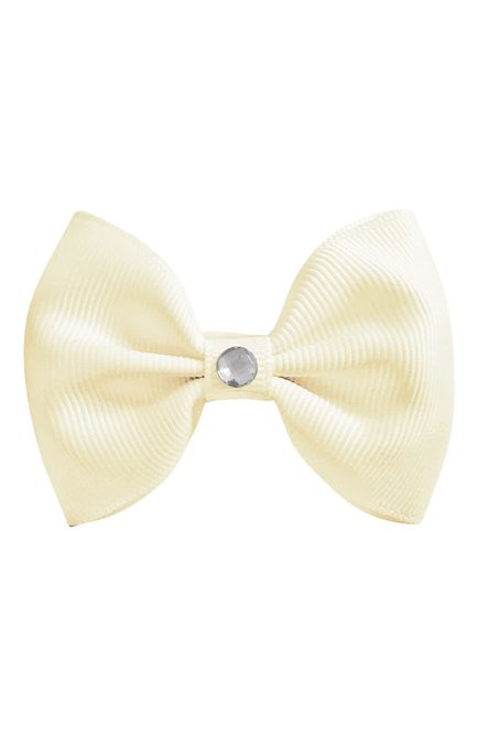 Детская заколка-зажим bowtie bow MILLEDEUX бежевого цвета, арт. 810-GLGC-02 | Фото 1