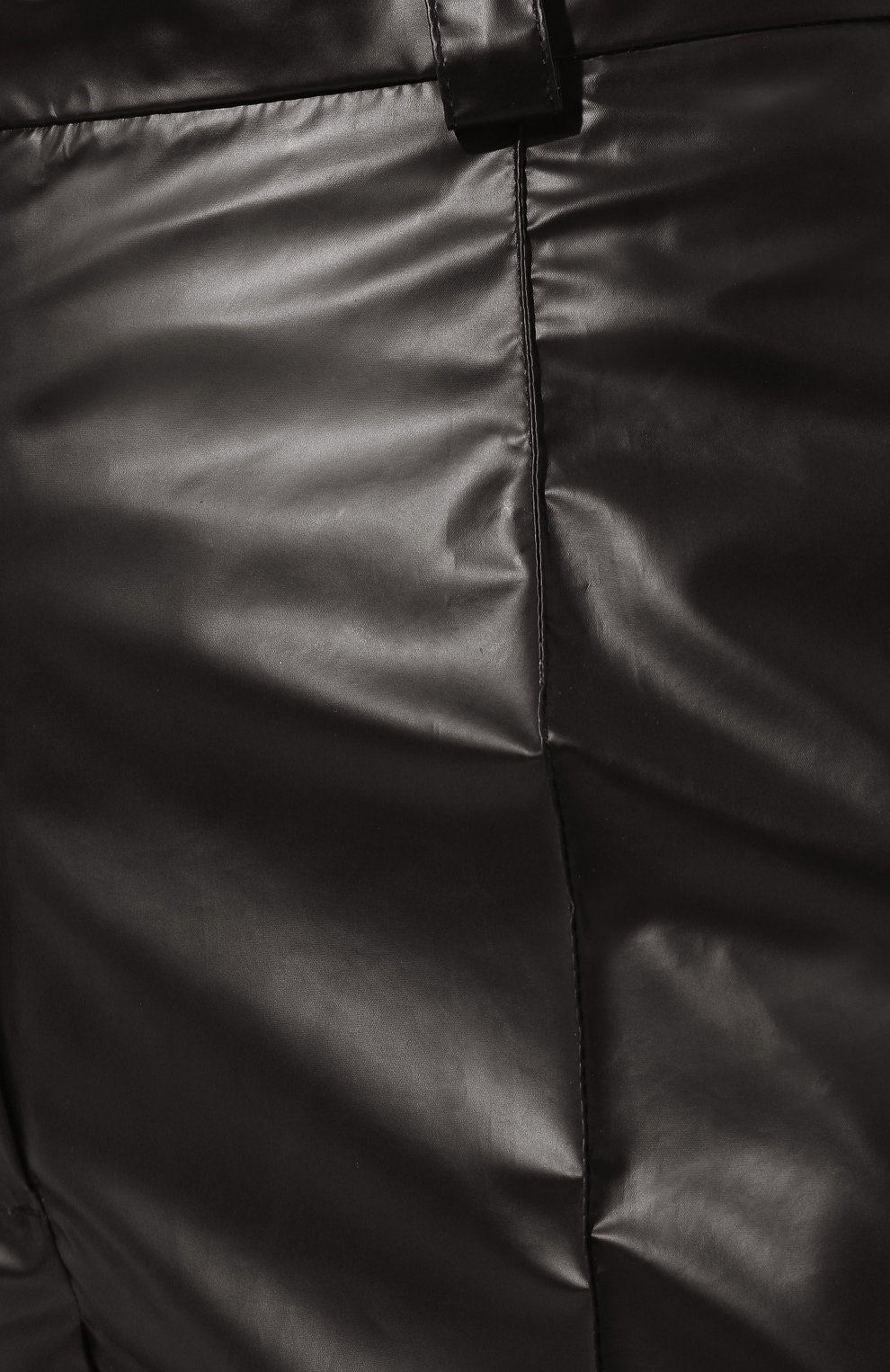 Женские брюки SUBTERRANEI черного цвета, арт. P23subss23-069 | Фото 5 (Длина (брюки, джинсы): Стандартные; Женское Кросс-КТ: Брюки-одежда; Материал внешний: Синтетический материал; Силуэт Ж (брюки и джинсы): Прямые; Кросс-КТ: экокожа)