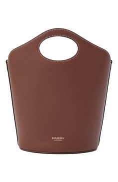 Женская сумка pocket  small BURBERRY коричневого цвета, арт. 8046241 | Фото 1 (Сумки-технические: Сумки top-handle; Материал: Натуральная кожа; Ремень/цепочка: На ремешке; Размер: small)