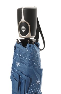 Женский складной зонт DOPPLER голубого цвета, арт. 7441465NS03 | Фото 6 (Материал: Текстиль, Синтетический материал, Металл)
