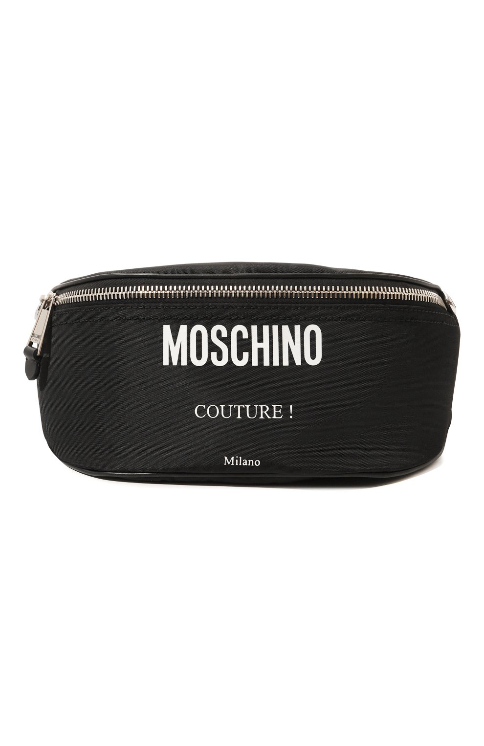 Текстильная поясная сумка Moschino 231Z1A7704/8201, цвет чёрный, размер NS