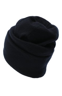 Женская кашемировая шапка INVERNI темно-синего цвета, арт. 5118CM | Фото 2 (Материал: Текстиль, Кашемир, Шерсть)