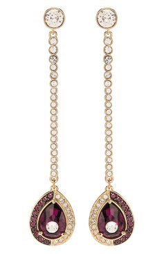 Женские серьги black baroque SWAROVSKI золотого цвета, арт. 5490983 | Фото 1 (Материал: Металл; Статус проверки: Проверена категория)