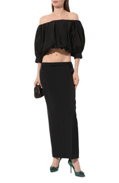 Женские текстильные туфли rainbow lace DOLCE & GABBANA зеленого цвета, арт. CD0101/AL198 | Фото 2 (Материал внешний: Текстиль; Каблук высота: Высокий; Материал внутренний: Натуральная кожа, Текстиль; Каблук тип: Шпилька; Подошва: Плоская; Длина стельки: 19,1, 22,8, 23,4, 24,1, 24,8, 25,4, 26,1)