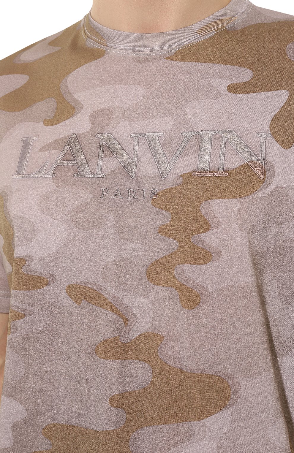 Хлопковая футболка Lanvin  RM TS0005/J021 Фото 5