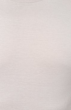 Мужская лонгслив из шелка и хлопка LORO PIANA бежевого цвета, арт. FAF6129 | Фото 5 (Материал внешний: Шелк, Хлопок; Рукава: Длинные; Принт: Без принта; Длина (для топов): Стандартные; Мужское Кросс-КТ: Лонгслив-одежда; Стили: Кэжуэл; Статус проверки: Проверена категория)