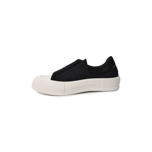 фото Текстильные кеды deck plimsoll alexander mcqueen