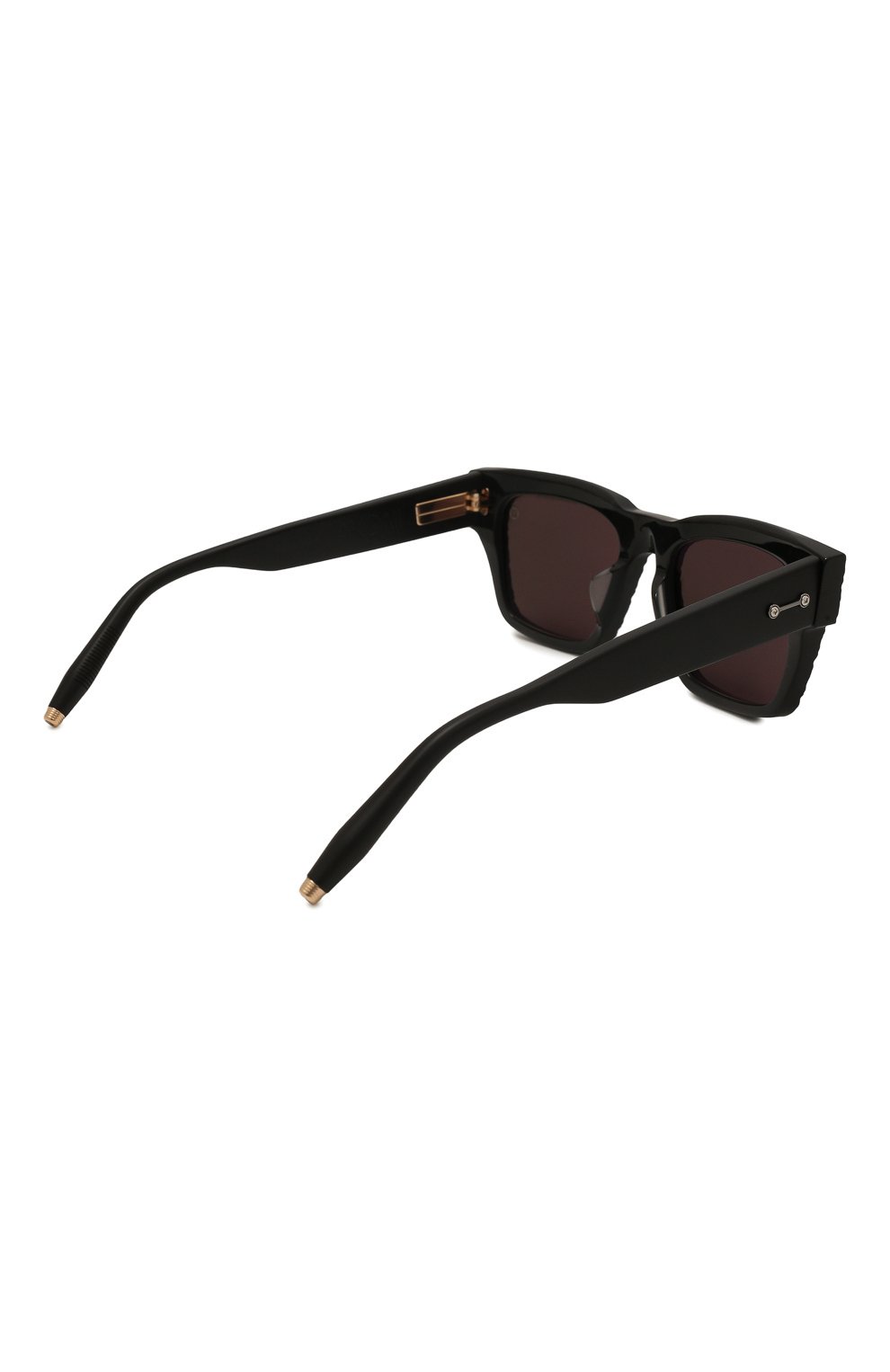 Мужские солнцезащитные очки AKONI черного цвета, арт. AKS-100D | Фото 4 (Кросс-КТ: С/з-мужское; Тип очков: С/з; Очки форма: Квадратные; Оптика Гендер: оптика-мужское)