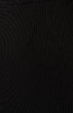 Женская хлопковая юбка BRUNELLO CUCINELLI черного цвета, арт. ML171SR799 | Фото 5 (Женское Кросс-КТ: Юбка-карандаш, Юбка-одежда; Материал внешний: Хлопок; Стили: Кэжуэл)