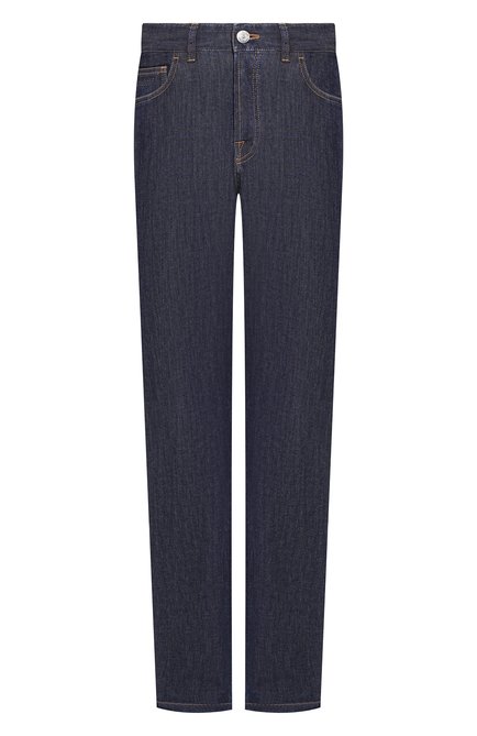 Мужские джинсы BRIONI темно-синего цвета по цене 72350 руб., арт. SPNJ0L/P9D22/STELVI0 | Фото 1
