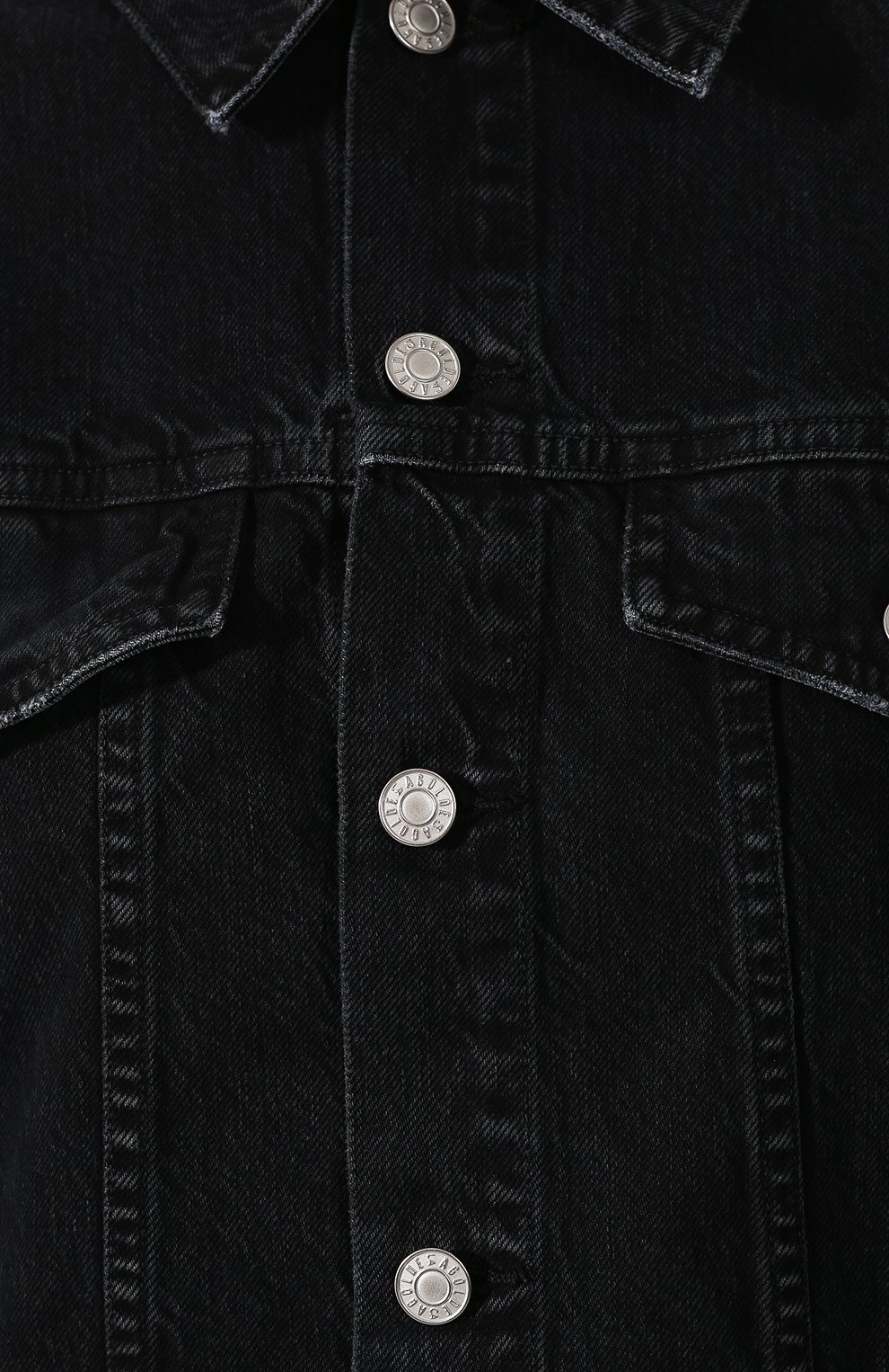 Женская джинсовая куртка AGOLDE серого цвета, арт. A5012-1139 | Фото 5 (Кросс-КТ: Куртка, Деним; Рукава: Длинные; Материал внешний: Хлопок, Деним; Длина (верхняя одежда): Короткие; Статус проверки: Проверена категория)