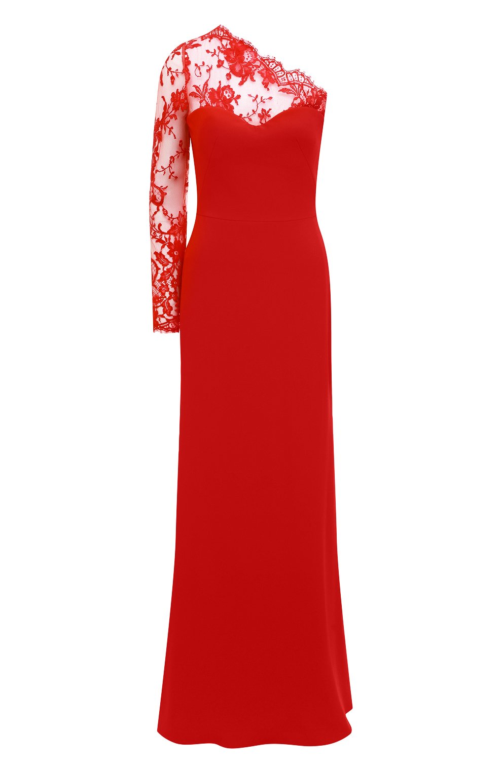 Платье-макси Alexander McQueen Красный 558344/QME40 5387889