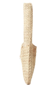 Женская сумка ava NANNACAY кремвого цвета, арт. 1542_000 | Фото 4 (Материал сплава: Проставлено; Материал: Растительное волокно; Драгоценные камни: Проставлено; Размер: large)