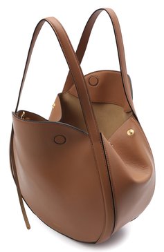 Женская сумка lin medium WANDLER коричневого цвета, арт. LIN BAG | Фото 4 (Сумки-технические: Сумки top-handle; Размер: medium; Материал: Натуральная кожа)