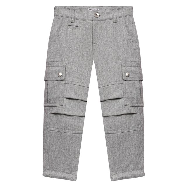 Шерстяные брюки Brunello Cucinelli