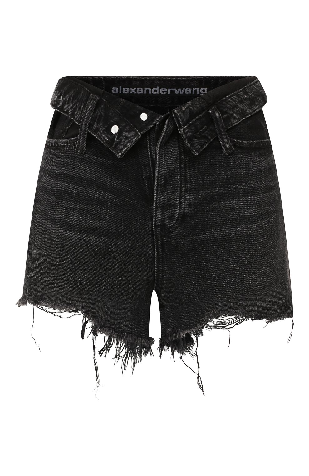 Женские серые джинсовые шорты DENIM X ALEXANDER WANG купить в интернет ...