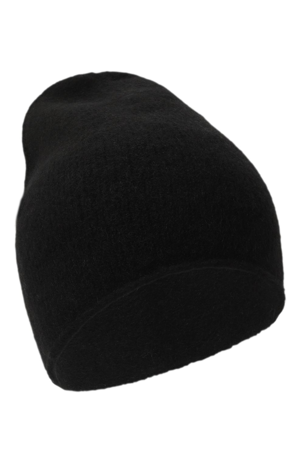 Мужская шерстяная шапка ISABEL BENENATO черного цвета, арт. GK02F23 | Фото 1 (Материал: Текстиль, Шерсть; Кросс-КТ: Трикотаж; Материал сплава: Проставлено; Нос: Не проставлено)