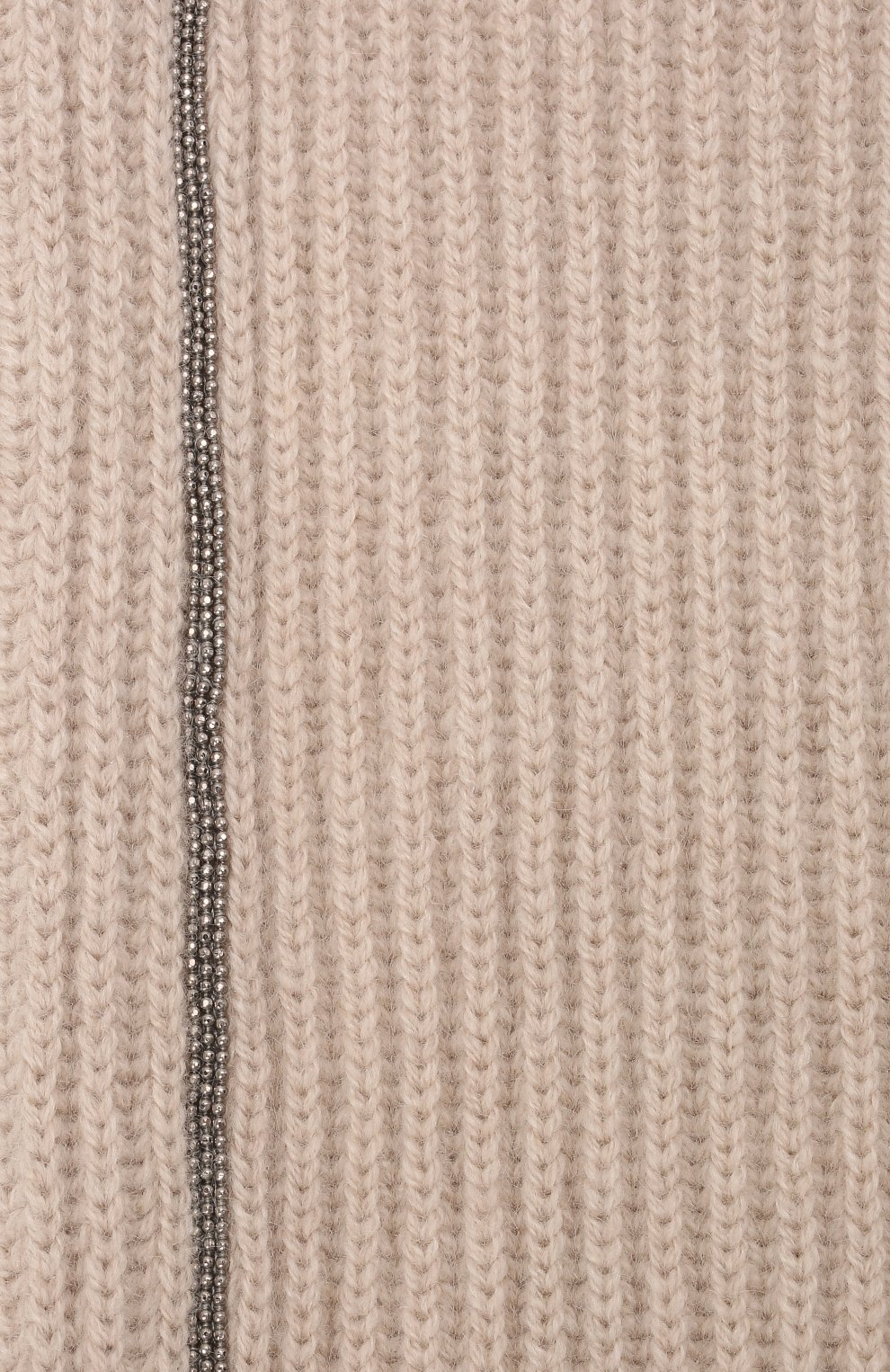 Детского кашемировая шапка-балаклава BRUNELLO CUCINELLI бежевого цвет а, арт. B12M70399A | Фото 3 (Материал: Текстиль, Кашемир, Шерсть)