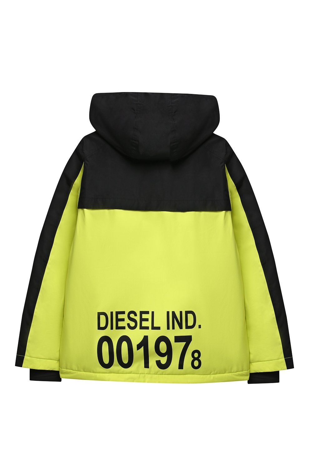 Детская куртка с капюшоном DIESEL разноцветного цвета, арт. 00J532-KXB4V | Фото 2 (Рукава: Длинные; Материал внешний: Синтетический материал; Региональные ограничения белый список (Axapta Mercury): RU; Материал сплава: Проставлено; Материал подклада: Синтетический материал; Кросс-КТ: Демисезон; Драгоценные камни: Проставлено; Ростовка одежда: 13 - 15 лет | 158 см, 16 лет | 164 см)