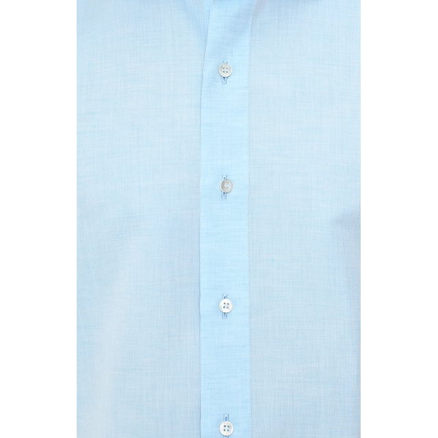 фото Рубашка из смеси льна и хлопка с короткими рукавами zilli