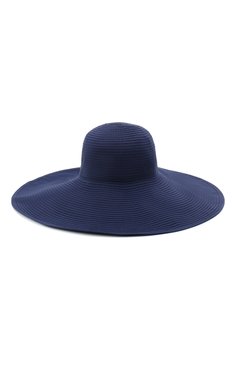 Женская шляпа с широкими полями SHAN синего цвета, арт. 0550-07 | Фото 2 (Материал: Текстиль, Синтетический материал)