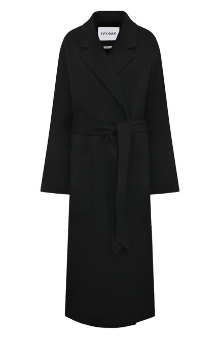 Женское шерстяное пальто IVY OAK черного цвета по цене 65950 руб., арт. I01123F1046 | Фото 1