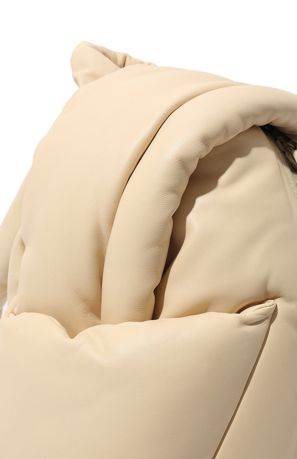 Женский рюкзак jaime VIC MATIE кремвого цвета, арт. 1B0210T_999Z160115 | Фото 2 (Материал: Натуральная кожа; Стили: Кэжуэл; Размер: large)