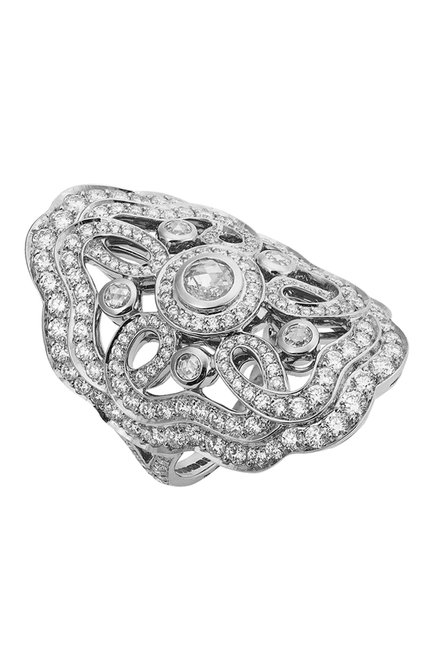 Женские кольцо GARRARD бесцветного цвета, арт. 2012710 | Фото 1 (Материал сплава: Белое золото; Драгоценные камни: Бриллианты)