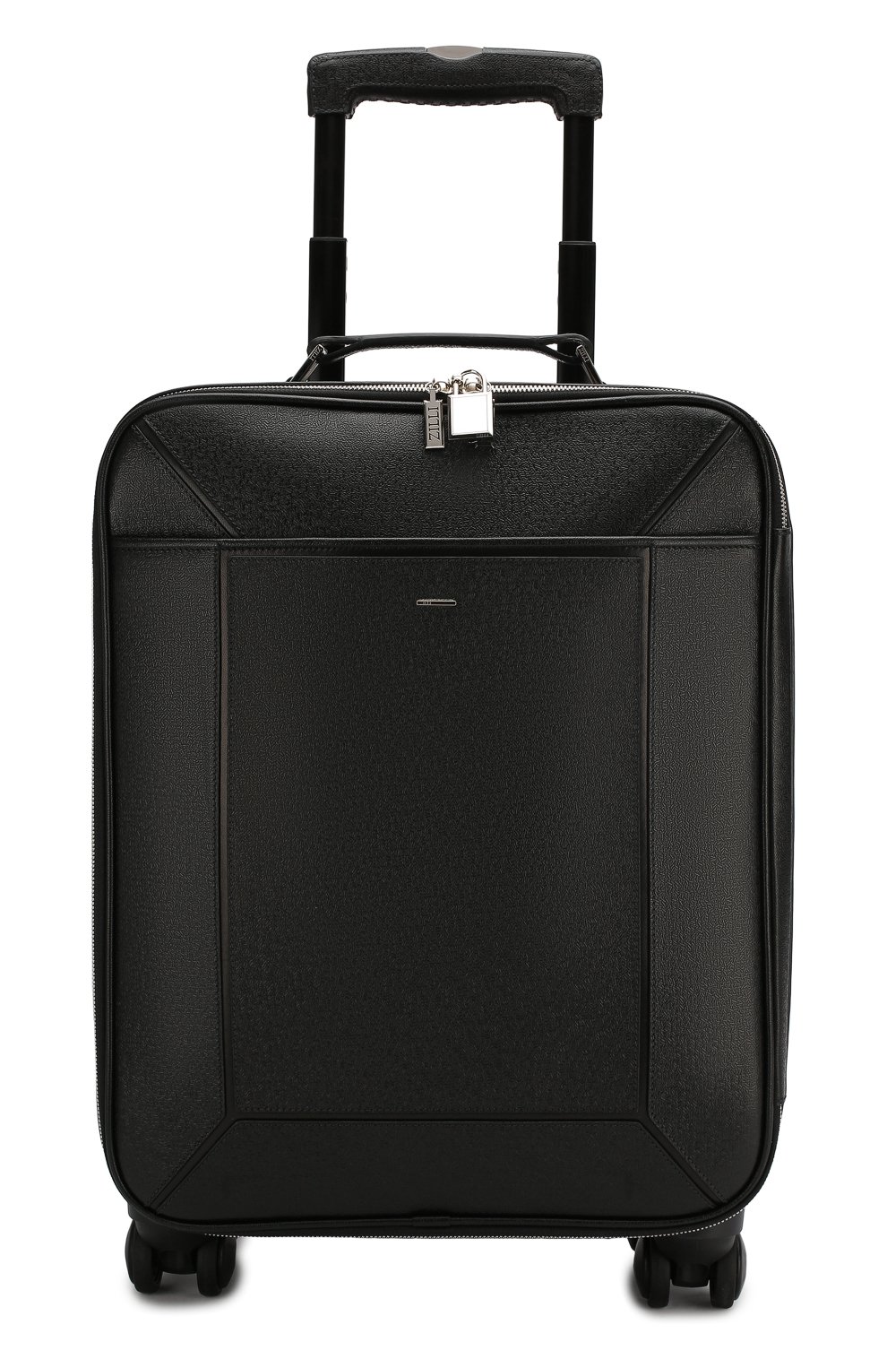Мужской кожаный чемодан ZILLI черного цвета, арт. MJL-0BW02-19180/0001 | Фото 4 (Материал: Натуральная кожа; Статус проверки: Проверена категория; Размер: large; Ограничения доставки: oversized)