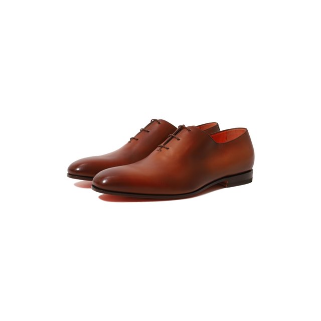 фото Кожаные оксфорды santoni