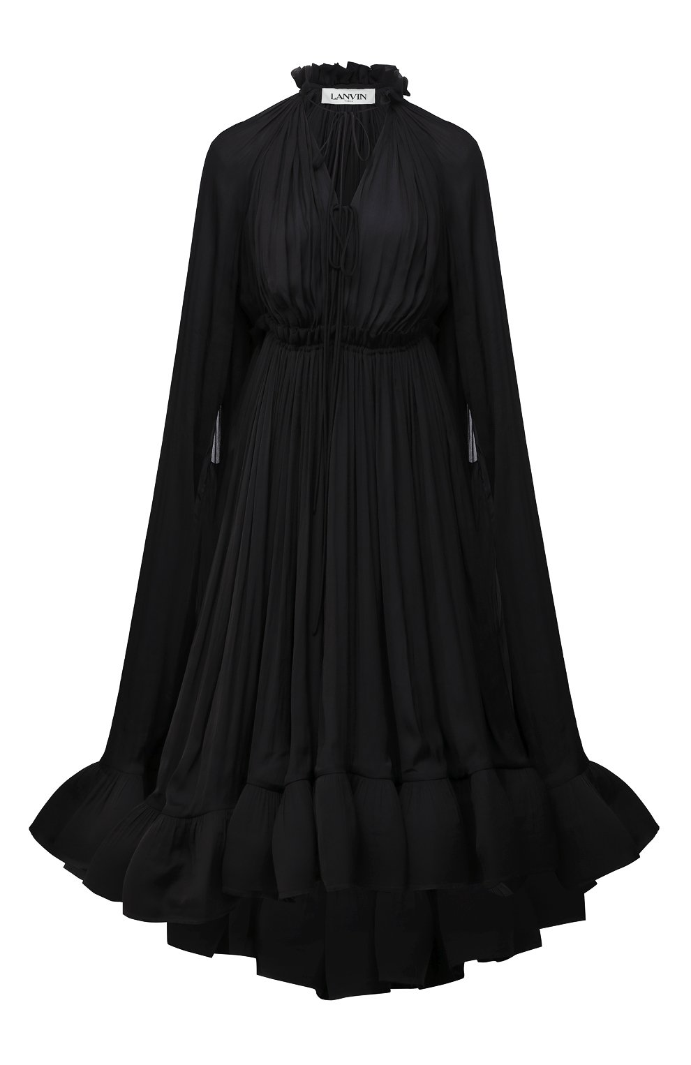 Женское черное платье LANVIN купить в интернет-магазине ЦУМ, арт. RW ...