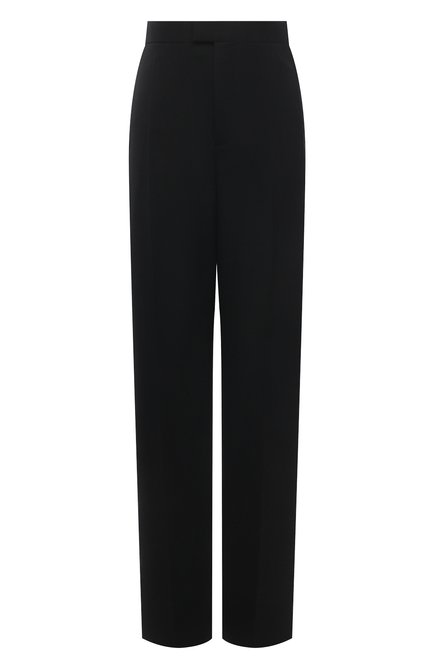 Женские шерстяные брюки BOTTEGA VENETA черного цвета по цене 253500 руб., арт. 652062/VKIS0 | Фото 1