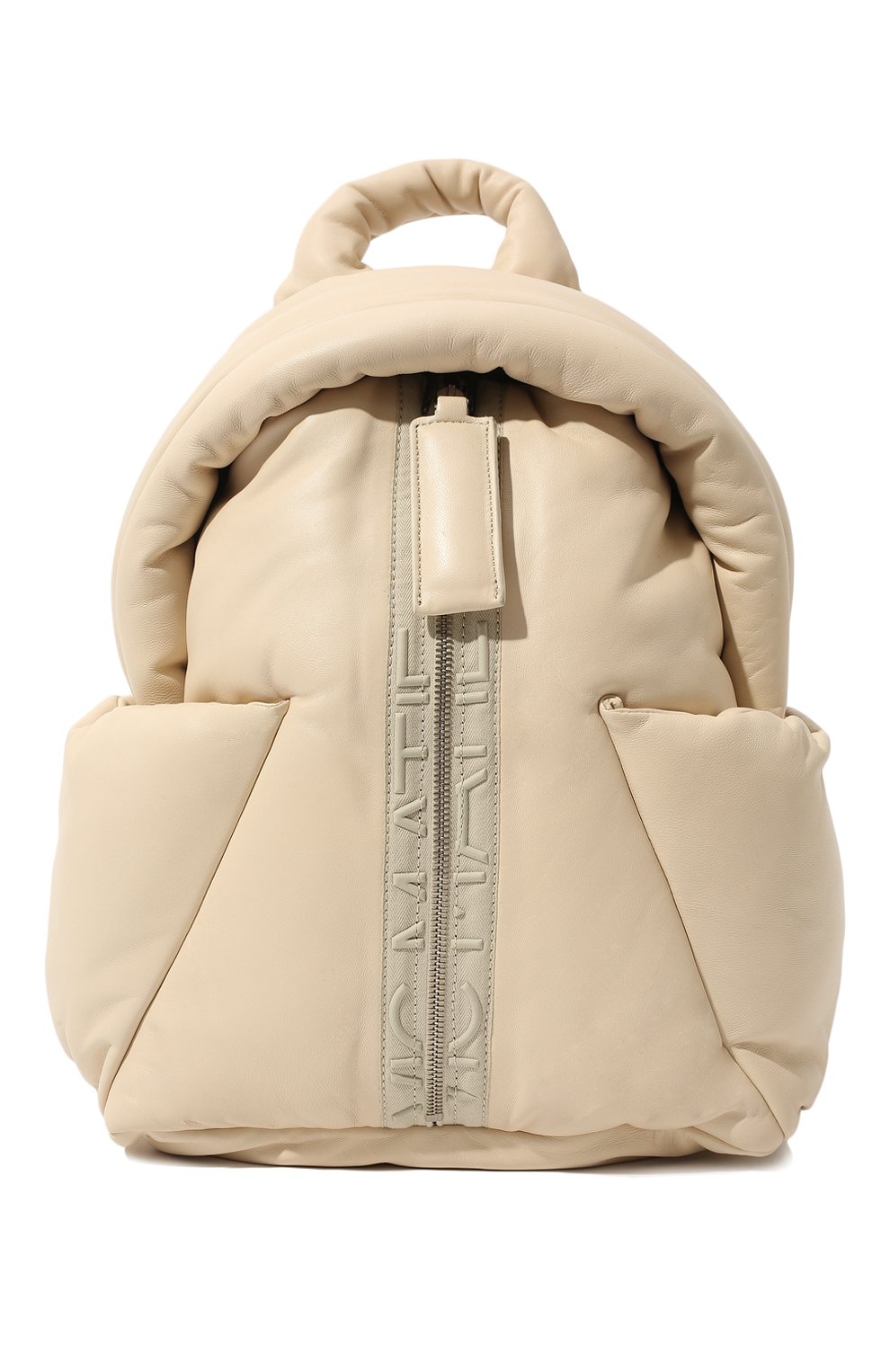 Женский рюкзак jaime VIC MATIE кремвого цвета, арт. 1B0210T_999Z160115 | Фото 1 (Материал: Натуральн�ая кожа; Стили: Кэжуэл; Размер: large)